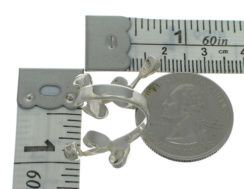 Southwest Authentic Sterling Silver And Turquoise Ring Size 4-1/2 VX62478